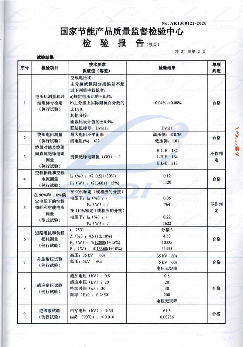 高低压试验报告-S11-1250相山相山相山油浸式变压器-2.jpg